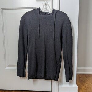 Vintage Seldom 100% merino wool sweater with hood